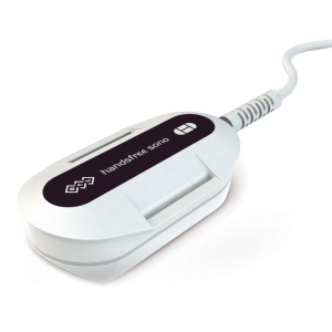 Bezobsługowa głowica ultradźwiękowa Handsfree Sono 12 cm² do zabiegów fizykalnych, widok urządzenia.