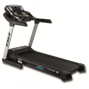 Bieżnia I.RC09 Bluetooth G6180I z rozbudowanym panelem sterowania, przeznaczona do treningów biegowych.