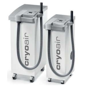 Cryo Air C600 – urządzenie do krioterapii miejscowej z elastycznym przewodem i mobilną konstrukcją.