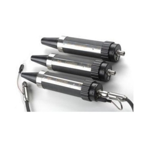 Zestaw trzech dysz nadmuchowych do urządzeń Cryo z przewodami podłączeniowymi.