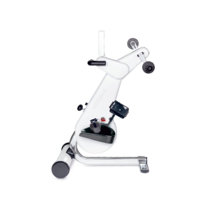 MOTOmed loop.la prof – urządzenie do profesjonalnego treningu nóg i ramion, z regulowanymi pedałami i uchwytami.