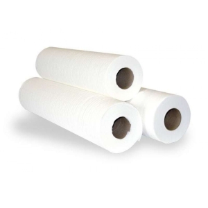 Rolki podkładu włókninowego o wymiarach 50 m x 50 cm, przeznaczone do ochrony leżanek i stołów zabiegowych.