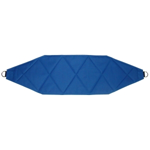 Podwieszka pod miednicę 21 × 73 cm w kolorze niebieskim, przeznaczona do ćwiczeń w odciążeniu.