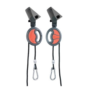 Bloczek jezdny Sling Therapy Kinesis Standard z linką i karabińczykiem do ćwiczeń w podwieszeniu.