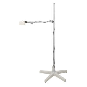 Duży statyw do aplikatora z regulowanym wysięgnikiem do urządzeń fizykalnych.