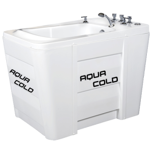 Aqua Cold – wanna do zimnolecznictwa, widok produktu z logotypem na panelu bocznym.