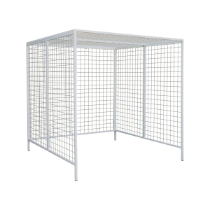 Kabina UGUL z metalowych krat do ćwiczeń i zawieszeń w rehabilitacji.