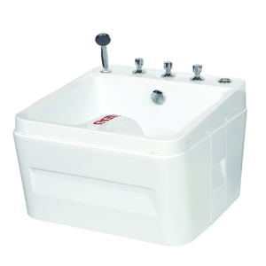 AQUANESIS P – wanna do masażu wirowego kończyn dolnych z panelami sterującymi i słuchawką natryskową.