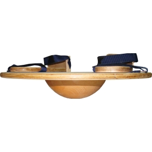 Wycinek kuli WK-S z sandałami i pasami do ćwiczeń równoważnych.