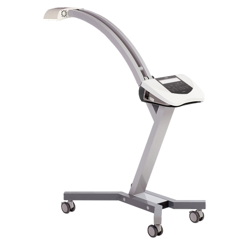Aplikator skanujący do laseroterapii PM2-SK2 R+IR 100450 mW na ruchomym statywie.