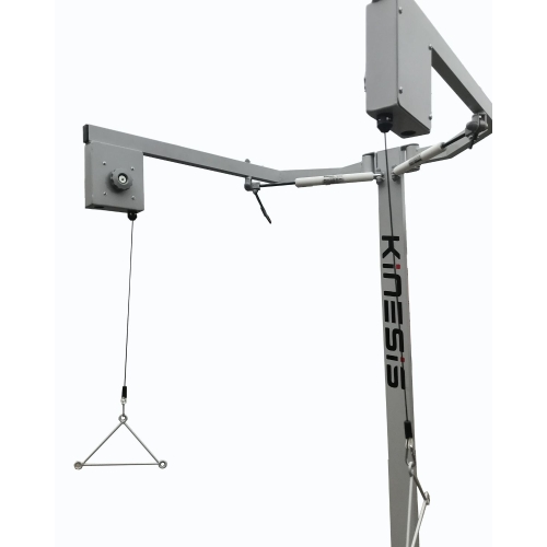 System odciążenia ręki ARMNESIS – zbliżenie na ramię podwieszające z linką.