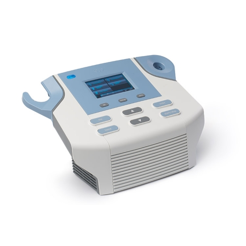 BTL-4110 Smart – kompaktowy aparat do fizykoterapii z ekranem i przyciskami do ustawiania parametrów zabiegu.