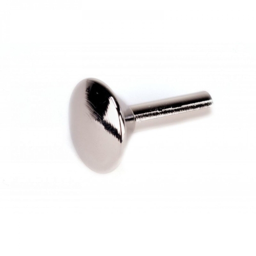 Płaska elektroda punktowa z metalową końcówką, widok perspektywiczny.