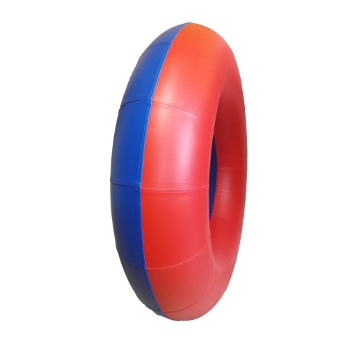 Huśtawka Opona do SI w widoku bocznym, z trwałą czerwono-niebieską powłoką.