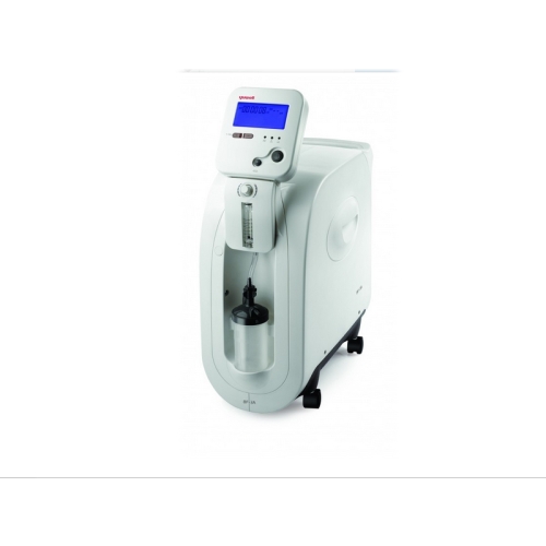 Koncentrator tlenu Yuwell 8F-3A z czujnikiem stężenia tlenu, model domowy na kółkach.