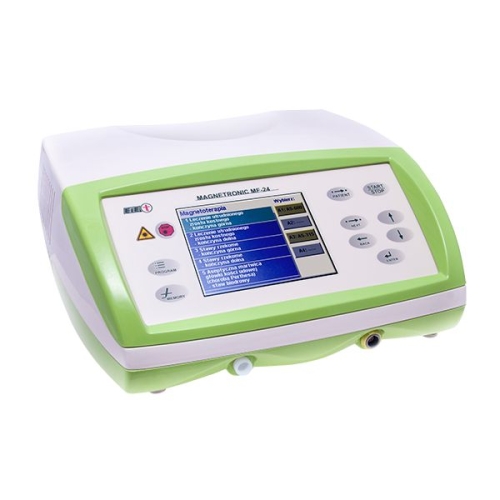 Magnetronic MF-24 – aparat do magnetoterapii z kolorowym ekranem i panelem sterującym.