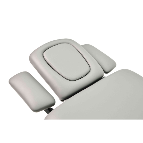 Podgłówek stołu Milton MTC z otworem i regulowanymi podłokietnikami.