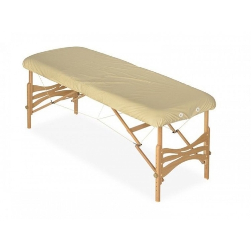 Okrycie higieniczne olejoodporne C460 na stół rehabilitacyjny, w kolorze beżowym.
