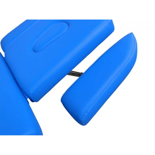 Podłokietniki do stołów rehabilitacyjnych PRO 2 i PRO 3, tapicerowane w kolorze niebieskim.