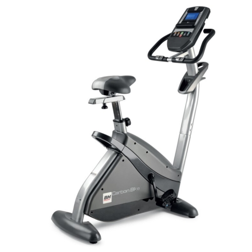 Rower treningowy CARBON BIKE DUAL z elektroniczną konsolą i regulowanym siodełkiem.