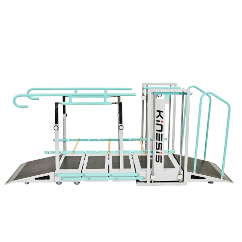 Moduł treningowy GoStep z drabinkami kroczowymi i systemem regulacji wysokości.