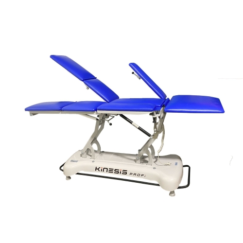 PROFI L Plus – konfiguracja stołu z unoszonymi segmentami kończyn dolnych i tułowia.