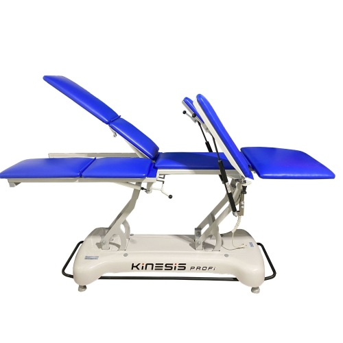 Ustawienia segmentów stołu PROFI L Plus przeznaczone do drenażu limfatycznego.