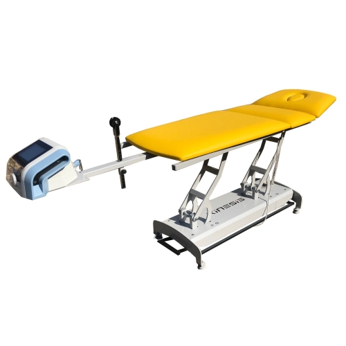 PROFI 3T – konfiguracja do trakcji kręgosłupa z uchwytem i regulacją pochylenia.