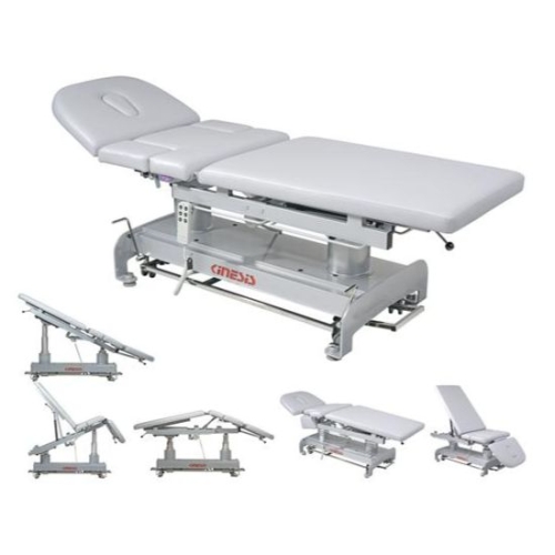 Stół PERFECT III KINESIS w różnych konfiguracjach pracy, prezentacja ustawień leża.