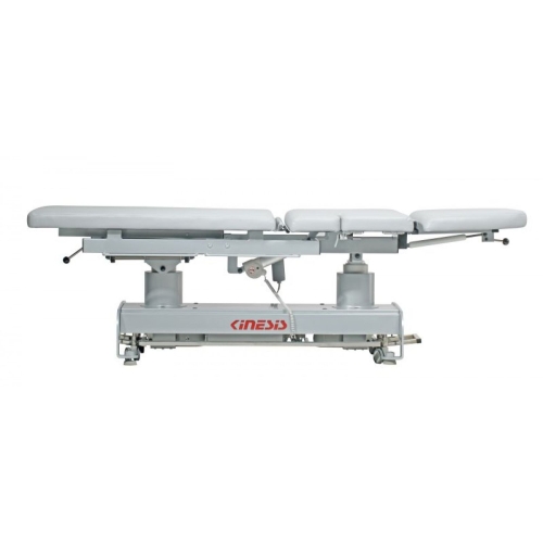 Stół rehabilitacyjny PERFECT III z możliwością unoszenia segmentu podnóżka.