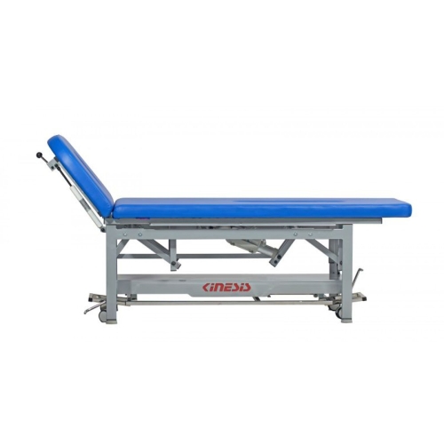 PRO 2 KINESIS – stół rehabilitacyjny z regulacją oparcia i długim leżem do terapii.