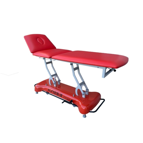 PROFI 3 F PLUS KINESIS w układzie do masażu, regulowana sekcja zagłówka i stabilna baza.