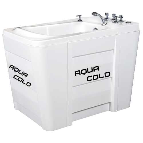 Aqua Cold – wanna do zimnolecznictwa, widok produktu z logotypem na panelu bocznym.