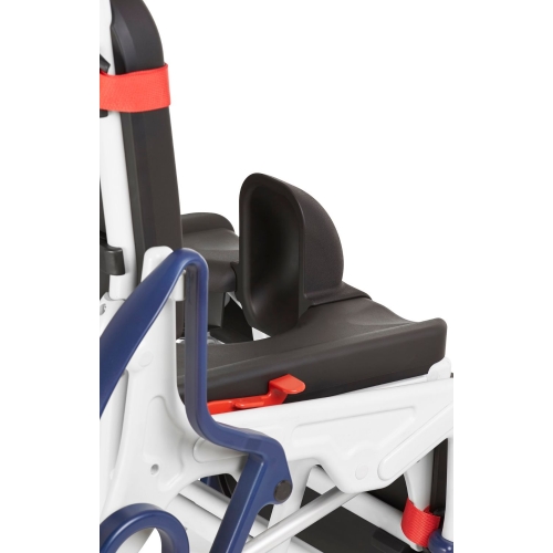 Boczne podparcie tułowia w wózku multipozycyjnym Phoenix, element regulowany.