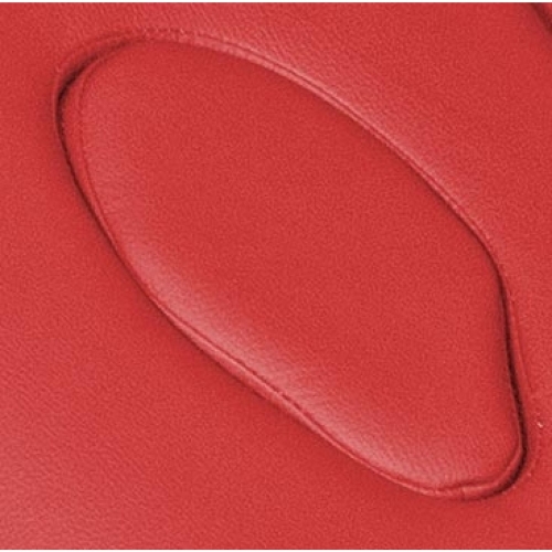 Krótka zaślepka do zagłówka stołu rehabilitacyjnego w kolorze czerwonym.