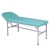 Stół rehabilitacyjny SR-S1 z turkusową tapicerką, regulowany zagłówek, widok pod kątem.