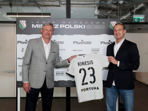 Kinesis partnerem Legii Warszawa